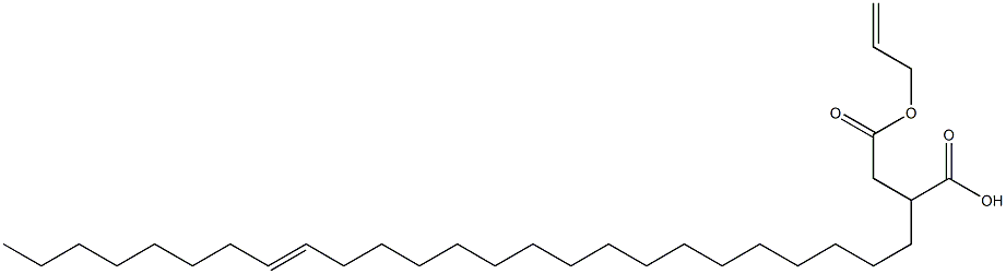 2-(17-Pentacosenyl)succinic acid 1-hydrogen 4-allyl ester Structure