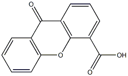 9-Oxo-9H-xanthene-4-carboxylic acid Structure