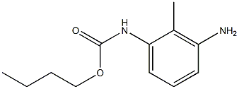 3-Amino-2-methylphenylcarbamic acid butyl ester Structure