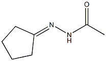Acetic acid N'-cyclopentylidene hydrazide