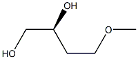 (S)-4-メトキシ-1,2-ブタンジオール 化学構造式