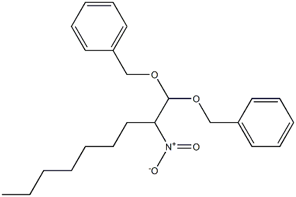 2-ニトロノナナールジベンジルアセタール 化学構造式