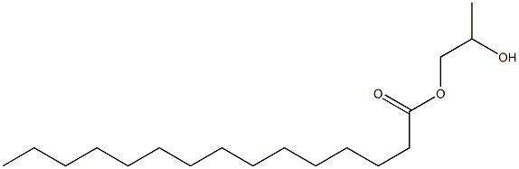 Pentadecanoic acid 2-hydroxypropyl ester Structure