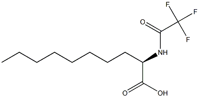 [R,(+)]-2-(Trifluoroacetylamino)decanoic acid,,结构式