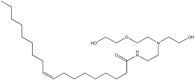 (Z)-N-[2-[[2-(2-Hydroxyethoxy)ethyl](2-hydroxyethyl)amino]ethyl]-9-octadecenamide Structure