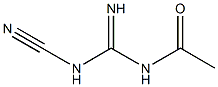1-Acetyl-3-cyanoguanidine,,结构式