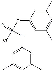 クロロホスホン酸=ビス(3,5-キシリル) 化学構造式