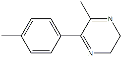 2,3-Dihydro-6-methyl-5-(p-tolyl)pyrazine Struktur