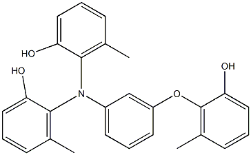 N,N-Bis(2-hydroxy-6-methylphenyl)-3-(2-hydroxy-6-methylphenoxy)benzenamine