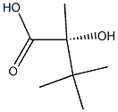 [R,(-)]-2-Hydroxy-2,3,3-trimethylbutyric acid Struktur