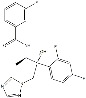  N-[(1R,2R)-2-(2,4-Difluorophenyl)-2-hydroxy-1-methyl-3-(1H-1,2,4-triazol-1-yl)propyl]-3-fluorobenzamide