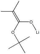 1-tert-Butoxy-2-methyl-1-propenyloxylithium Structure