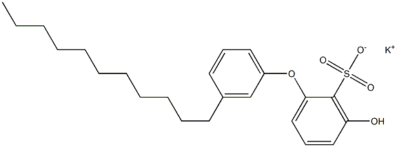 3-Hydroxy-3'-undecyl[oxybisbenzene]-2-sulfonic acid potassium salt