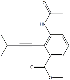 3-Acetylamino-2-(3-methyl-1-butynyl)benzoic acid methyl ester