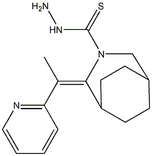 2-[1-(2-Pyridyl)ethylidene]-3-azabicyclo[3.2.2]nonane-3-carbothiohydrazide|