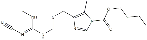 4-[[[(2-Cyano-3-methylguanidino)methyl]thio]methyl]-5-methyl-1H-imidazole-1-carboxylic acid butyl ester