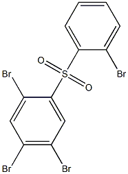 2,4,5-Tribromophenyl 2-bromophenyl sulfone,,结构式