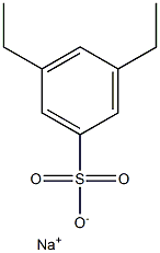 3,5-Diethylbenzenesulfonic acid sodium salt,,结构式