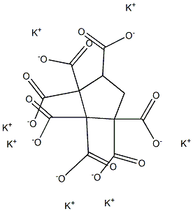 1,1,2,2,3,3,4-Cyclopentaneheptacarboxylic acid heptapotassium salt,,结构式