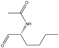 (+)-N-[(R)-1-Formylpentyl]acetamide 结构式