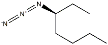 [S,(+)]-3-Azidoheptane Structure