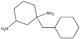 4-シクロヘキシルメチル-1,3-シクロヘキサンジアミン 化学構造式