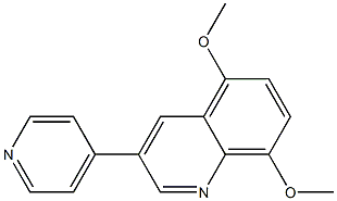  5,8-Dimethoxy-3-(4-pyridyl)quinoline