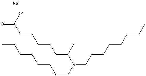 7-(Dioctylamino)octanoic acid sodium salt Structure