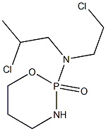 Tetrahydro-2-[N-(2-chloroethyl)-N-(2-chloropropyl)amino]-2H-1,3,2-oxazaphosphorine 2-oxide,,结构式