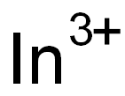 インジウム(III) 化学構造式