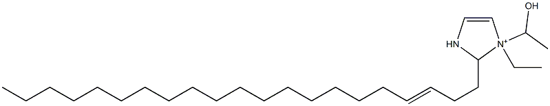 1-Ethyl-2-(3-henicosenyl)-1-(1-hydroxyethyl)-4-imidazoline-1-ium Structure