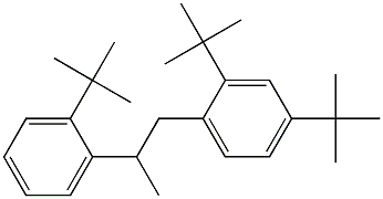 1-(2,4-Di-tert-butylphenyl)-2-(2-tert-butylphenyl)propane 结构式