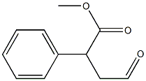 2-Phenyl-3-formylpropionic acid methyl ester Structure