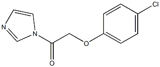 1-(1H-Imidazol-1-yl)-2-(4-chlorophenoxy)ethanone,,结构式