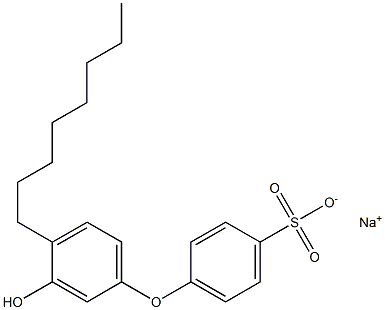 3'-Hydroxy-4'-octyl[oxybisbenzene]-4-sulfonic acid sodium salt