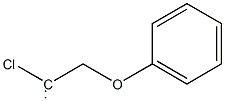 (フェノキシメチル)クロロカルベン 化学構造式
