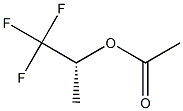 (-)-Acetic acid (R)-1-(trifluoromethyl)ethyl ester,,结构式