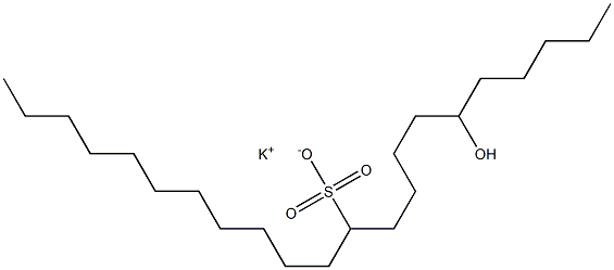 6-Hydroxydocosane-11-sulfonic acid potassium salt|