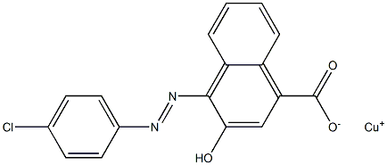 4-[(4-Chlorophenyl)azo]-3-hydroxy-1-naphthalenecarboxylic acid copper(I) salt