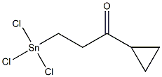 1-(Trichlorostannyl)-3-cyclopropylpropan-3-one