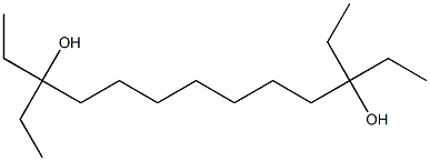 3,11-Diethyl-3,11-tridecanediol Struktur