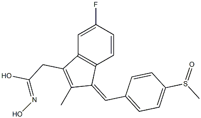 [5-Fluoro-2-methyl-1-[(Z)-4-methylsulfinylbenzylidene]-1H-inden-3-yl]acetohydroximic acid