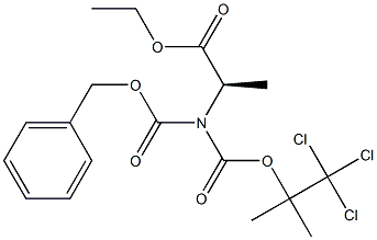 N-(Benzyloxycarbonyl)-N-(2,2,2-trichloro-1,1-dimethylethoxycarbonyl)-D-alanine ethyl ester