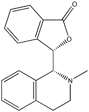 (3S)-3-[[(1R)-1,2,3,4-Tetrahydro-2-methylisoquinolin]-1-yl]isobenzofuran-1(3H)-one Structure