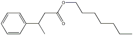 3-Phenylbutanoic acid heptyl ester Struktur