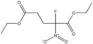 2-Fluoro-2-nitroglutaric acid diethyl ester Structure