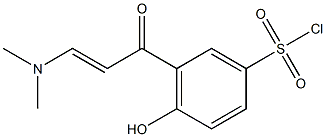 4-Hydroxy-5-(3-dimethylaminopropenoyl)benzenesulfonic acid chloride