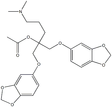 4-(Dimethylamino)-1,1-bis[[3,4-(methylenedioxy)phenoxy]methyl]-1-butanol acetate