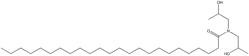 N,N-Bis(2-hydroxypropyl)tetracosanamide,,结构式