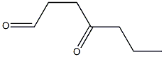 4-Oxoheptanal Struktur